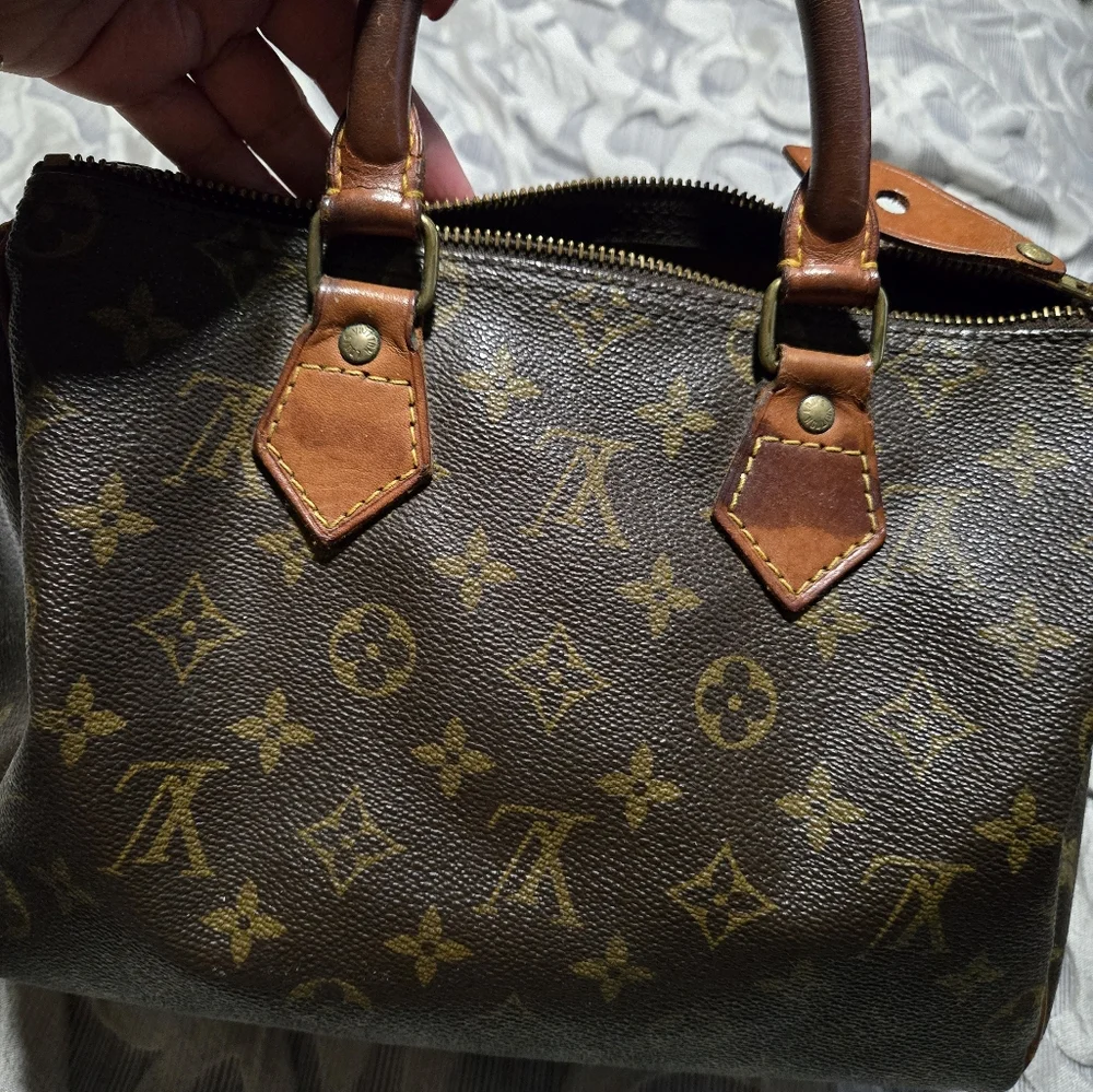 Louis Vuitton Brown and Tan Monogram Bag - Picture 1 of 5